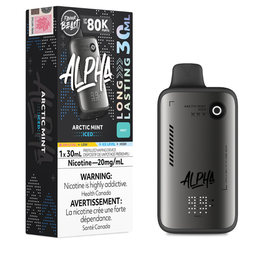 Flavour Beast Alpha  Disposable Vape - 80K Puffs - Arctic Mint Iced