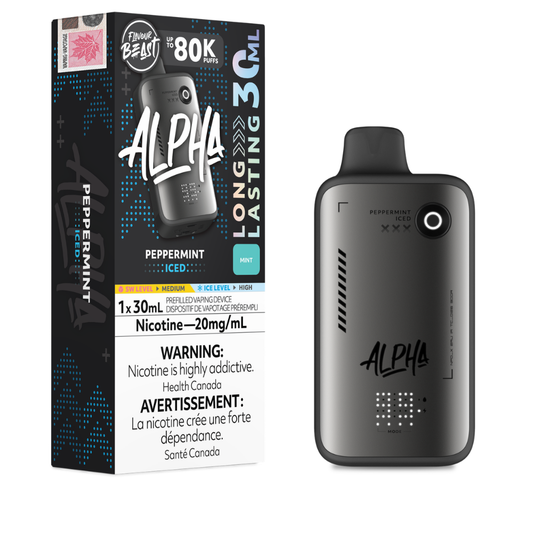 Flavour Beast Alpha  Disposable Vape - 80K Puffs - Peppermint Iced