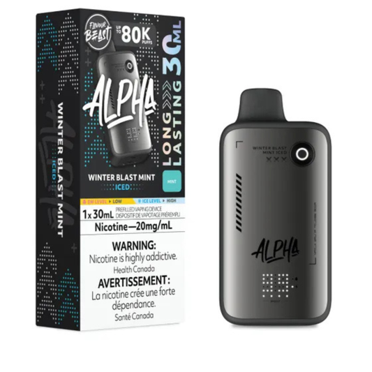 Flavour Beast Alpha  Disposable Vape - 80K Puffs - Winter Blast Mint