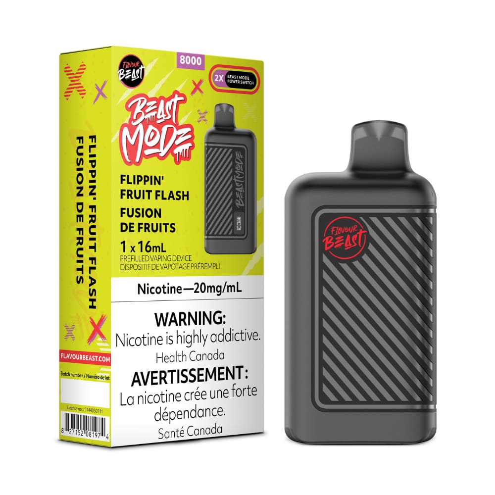 Flavour Beast Beast Mode Flippin' Fruit Flash 16mL 8000 Puffs 20mg