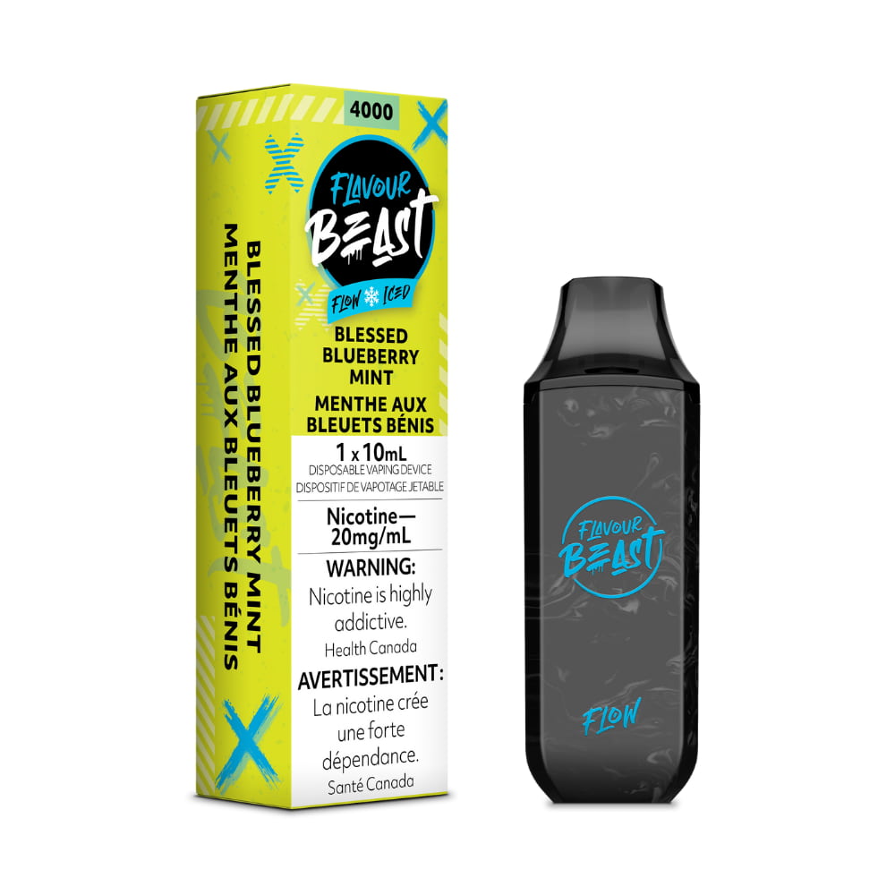 Flavour Beast Blessed Blueberry Mint Flow Iced 10ml 5000 Puffs 20mg