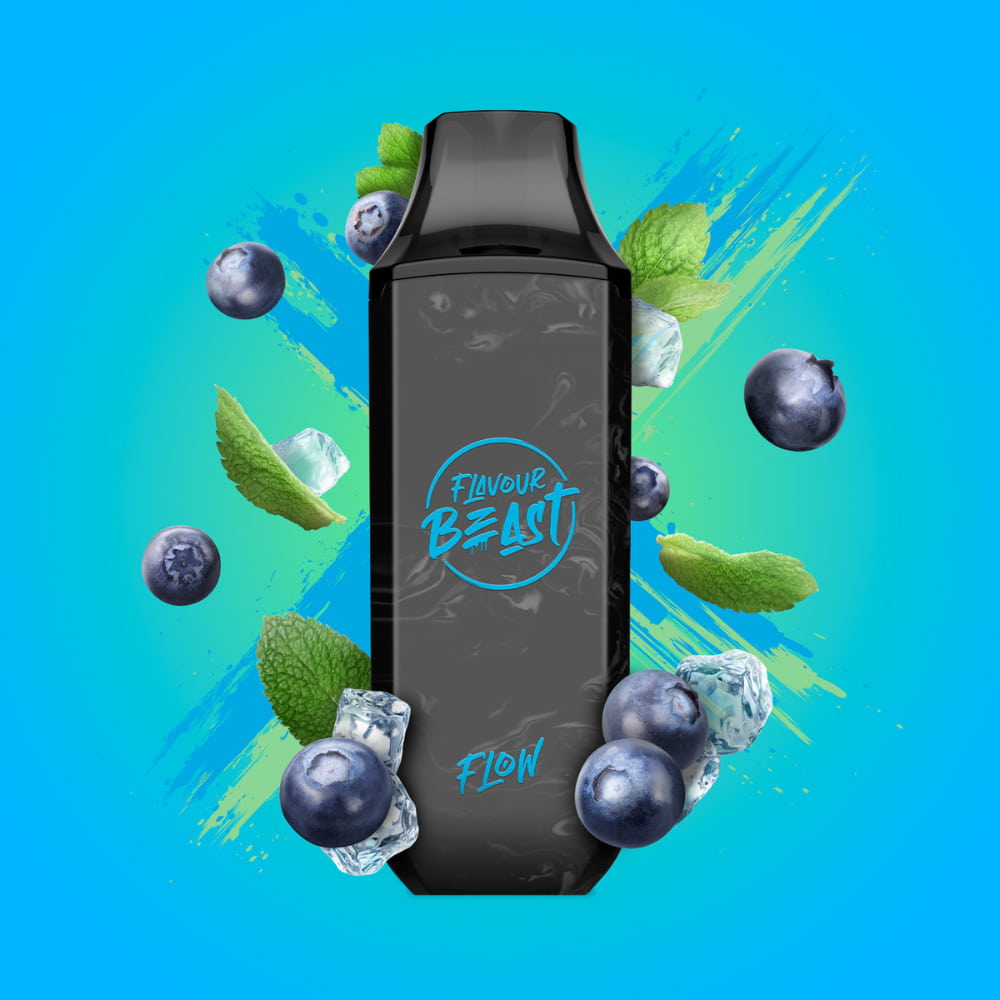 Flavour Beast Blessed Blueberry Mint Flow Iced 10ml 5000 Puffs 20mg