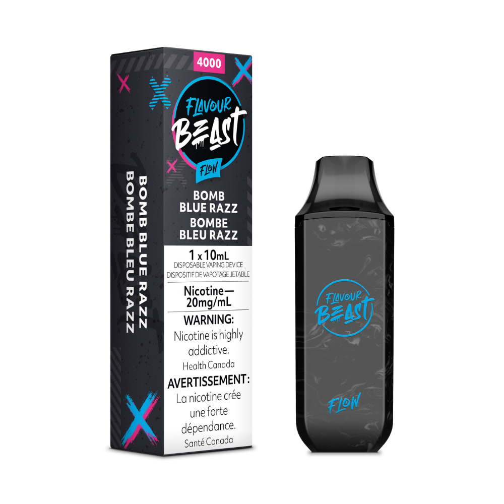 Flavour Beast Bomb Blue Razz Flow 10mL 5000 Puffs 20mg