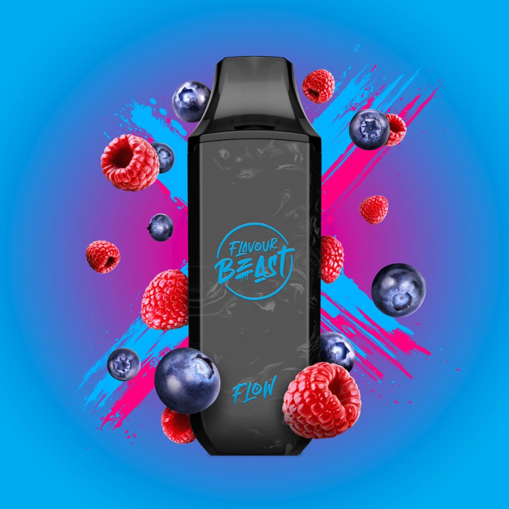 Flavour Beast Bomb Blue Razz Flow 10mL 5000 Puffs 20mg