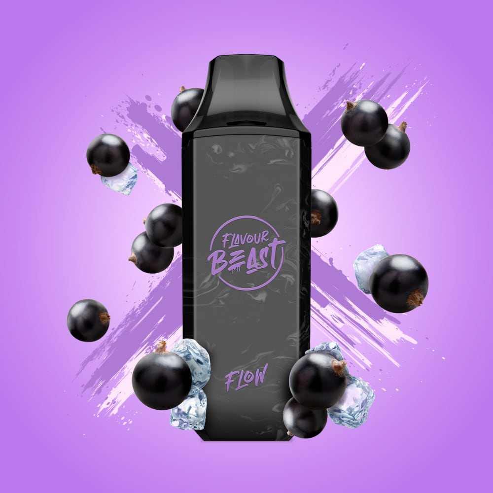 Flavour Beast Bumpin' Blackcurrant Flow Iced 10mL 5000 Puffs 20 mg