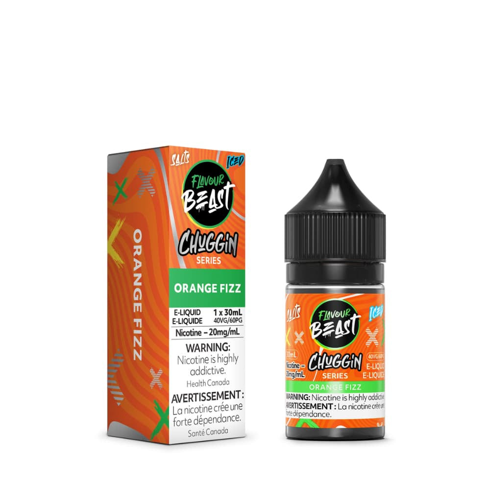 Flavour Beast Salts Iced Chuggin Orange Fizz 30mL 20mg