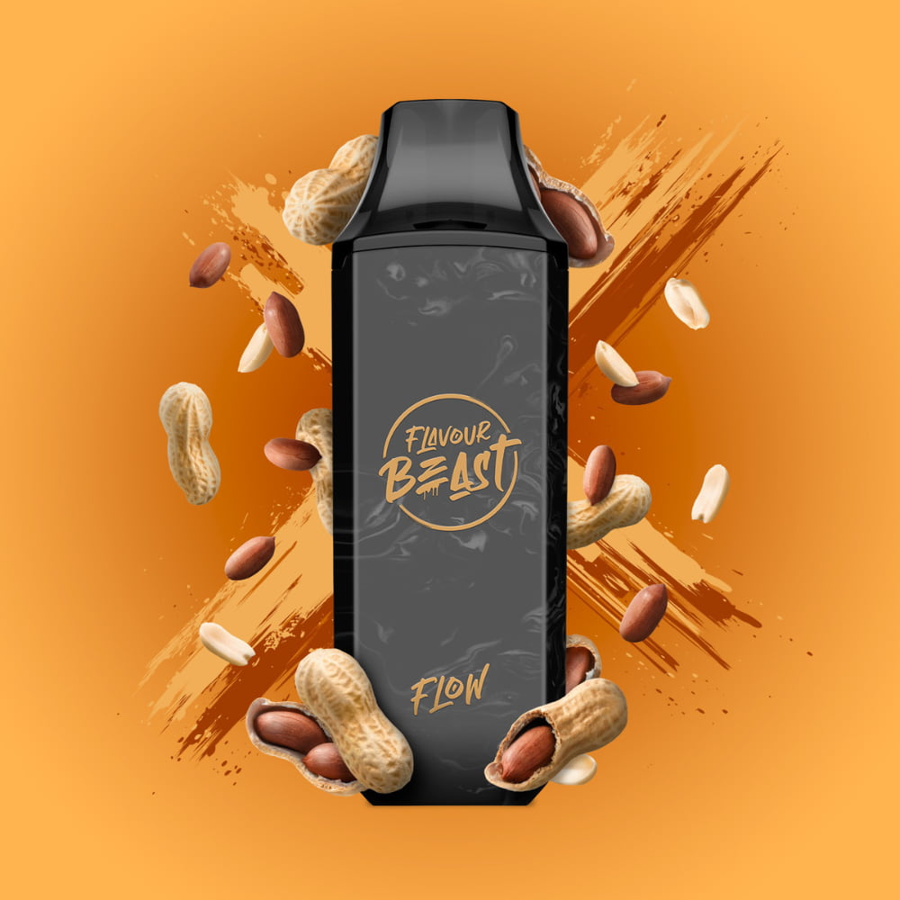 Flavour Beast Churned Peanut Flow 10mL 5000 Puffs 20mg