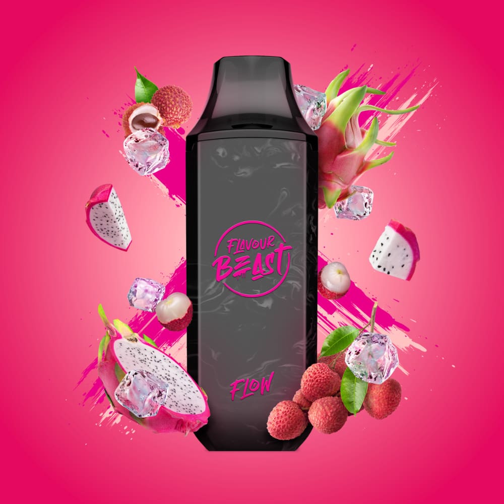 Flavour Beast Dreamy Dragonfruit Lychee Flow Iced 10mL 5000 Puffs 20mg