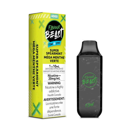 Flavour Beast Flow Super Spearmint Iced 10mL 5000 Puffs 20mg