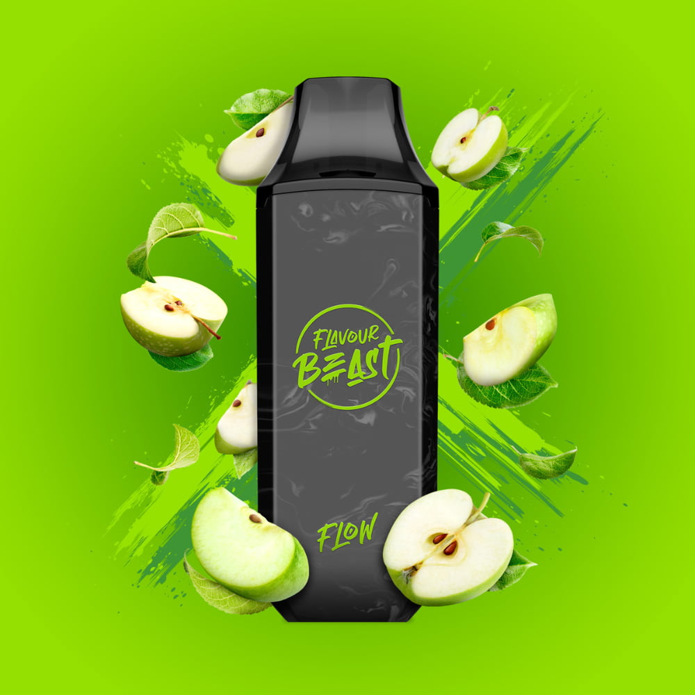 Flavour Beast Gusto Green Apple Flow 10mL 5000 Puffs 20mg