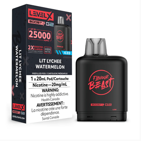 Level X Flavour Beast Boost G2 - Lit Lychee Watermelon