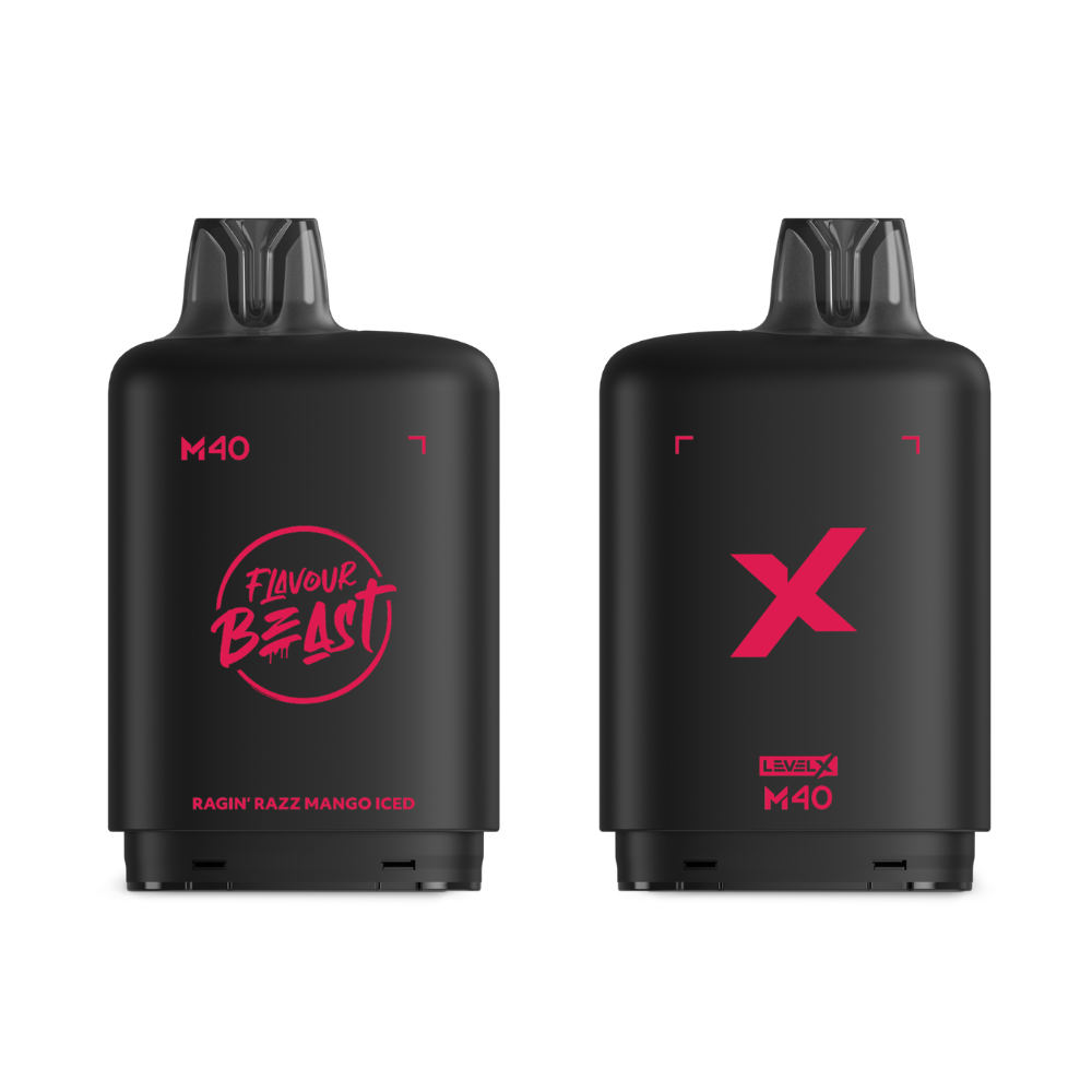 Flavour Beast Level X M Series M40 Replacement Vape Pod - 160K Puffs - 40mL