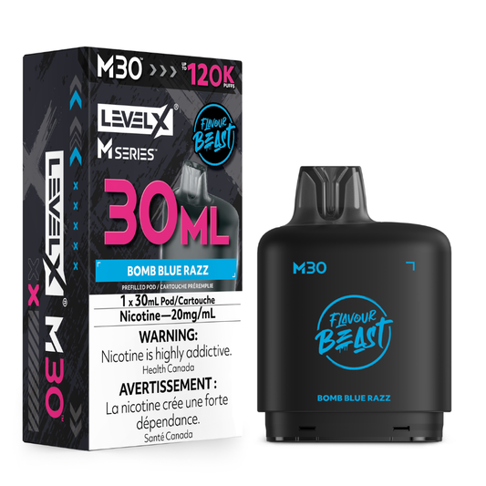 Flavour Beast Level X M Series Replacement Vape Pod - 120K Puffs - 30mL
