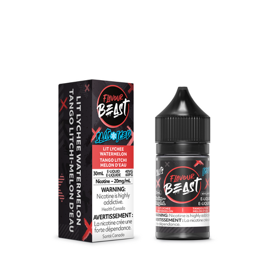 Flavour Beast Salts Lit Lychee Watermelon Iced 30 mL 20 mg