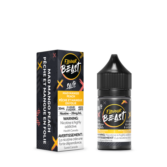 Flavour Beast Salts Mad Mango Peach 30mL 20 mg