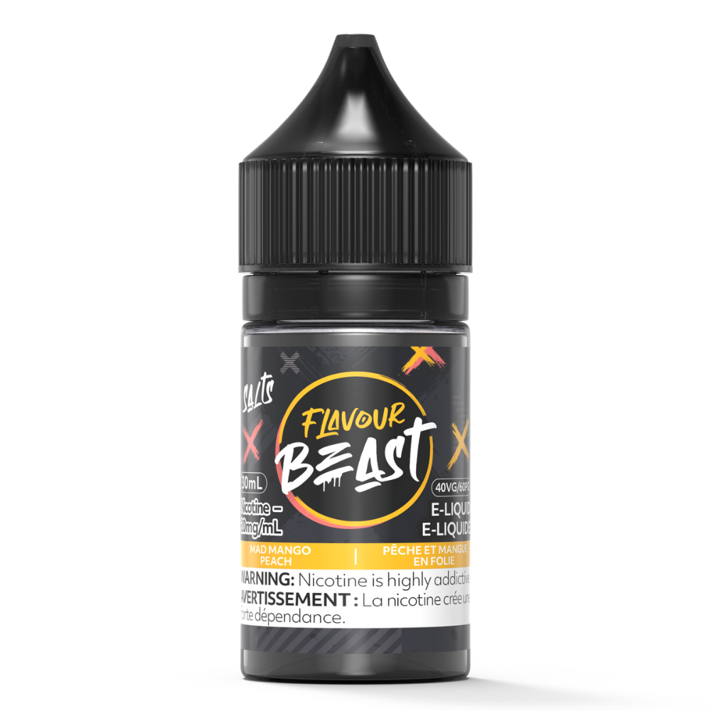 Flavour Beast Salts Mad Mango Peach 30mL 20 mg