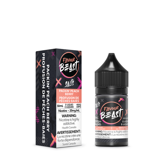 Flavour Beast Salts Packin Peach Berry 30mL 20 mg