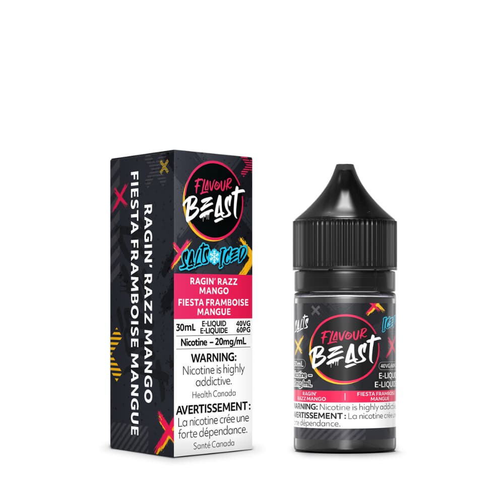 Flavour Beast Salts Iced Ragin Razz Mango 30mL 20 mg