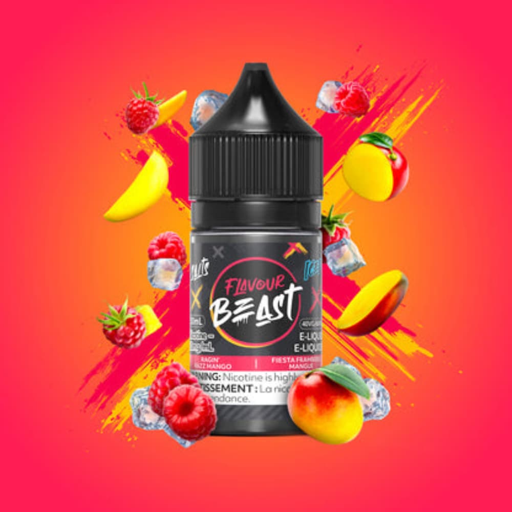 Flavour Beast Salts Iced Ragin Razz Mango 30mL 20 mg