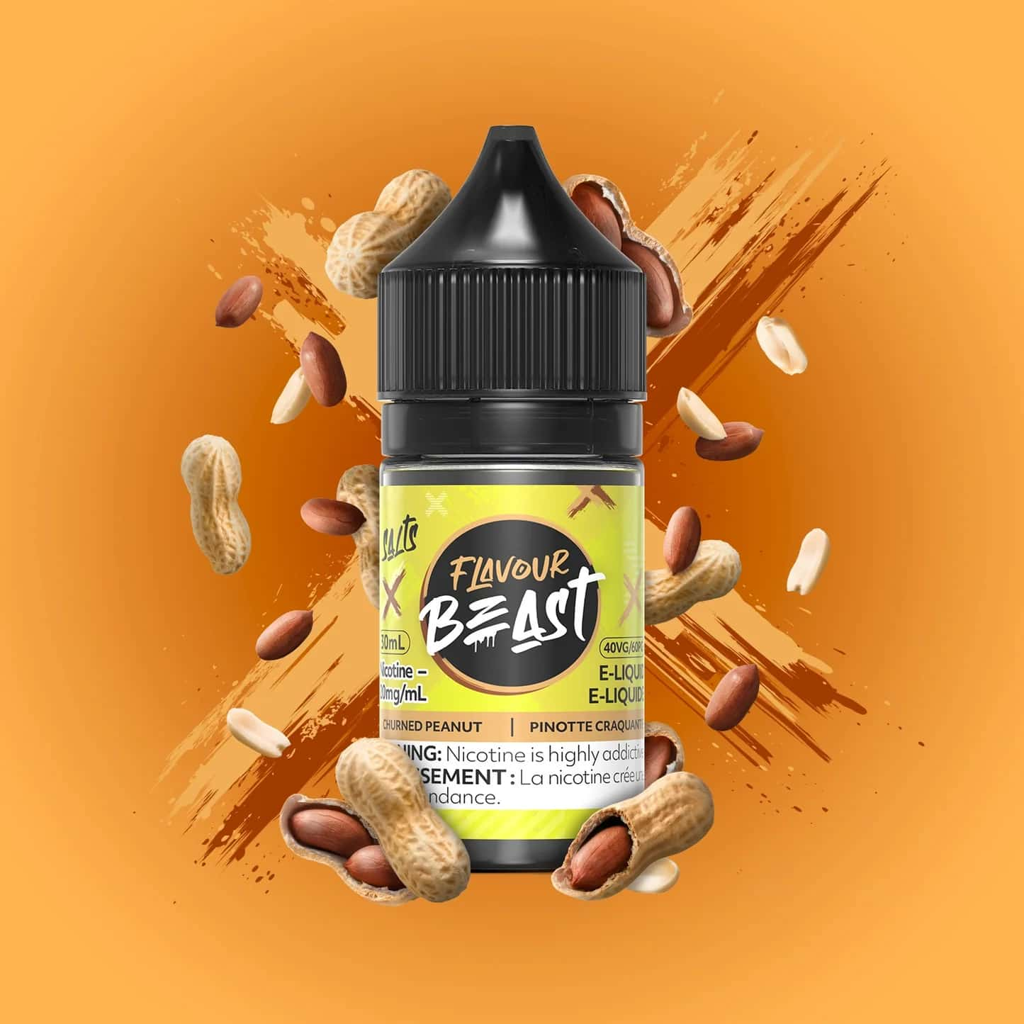 Flavour Beast Salts Churned Peanut 30mL 20 mg