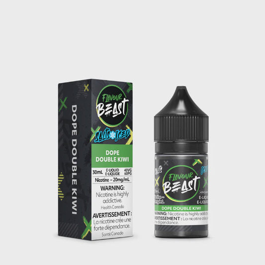 Flavour Beast Salts Dope Double Kiwi Iced 30 mL 20 mg