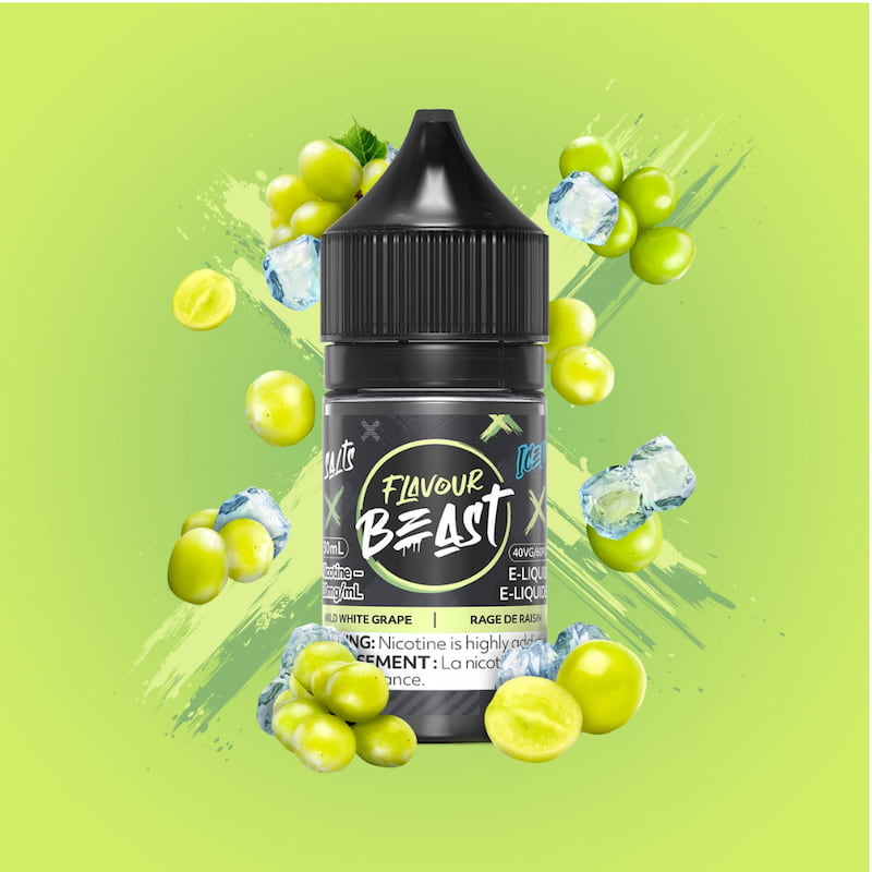 Flavour Beast Salts Iced Wild White Grape 30mL 20 mg