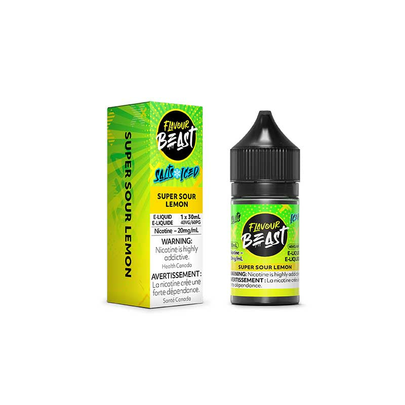 Flavour Beast Salts Super Sour Lemon Iced 30 mL 20 mg