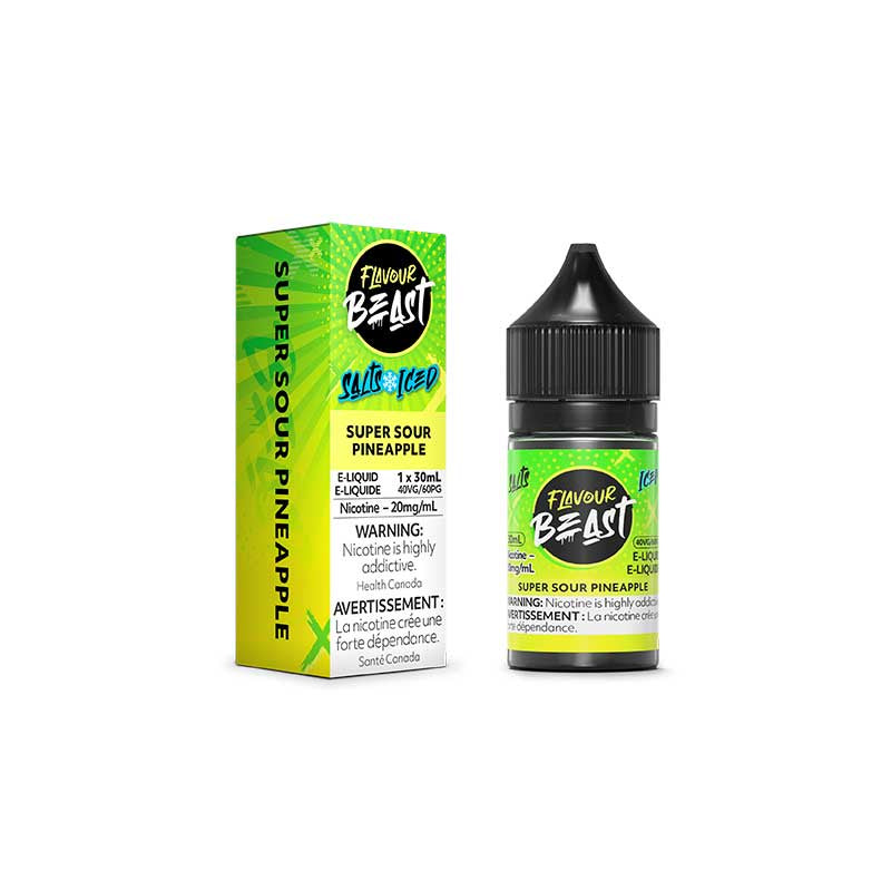 Flavour Beast Salts Super Sour Pineapple Iced 30 mL 20 mg