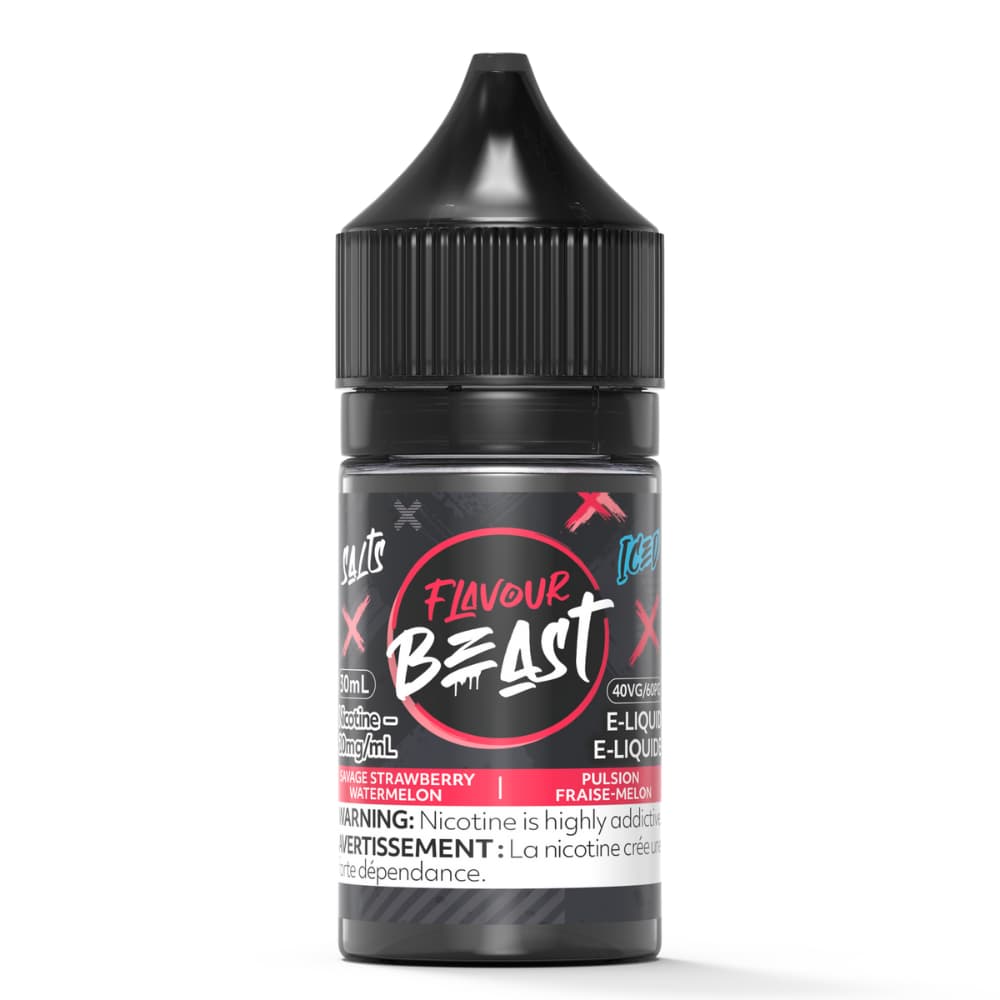 Flavour Beast Salts Iced Savage Strawberry Watermelon 30mL 20 mg