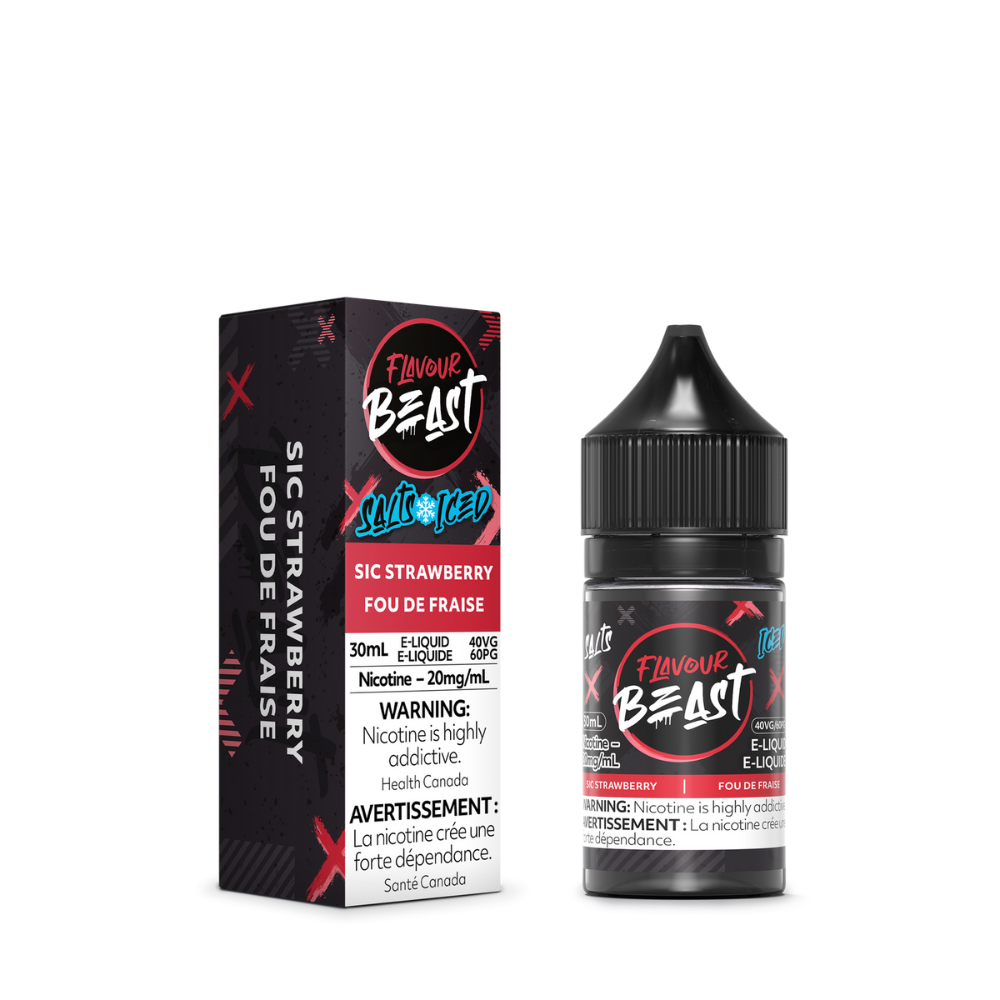 Flavour Beast Salts Sic Strawberry Iced 30 mL 20 mg