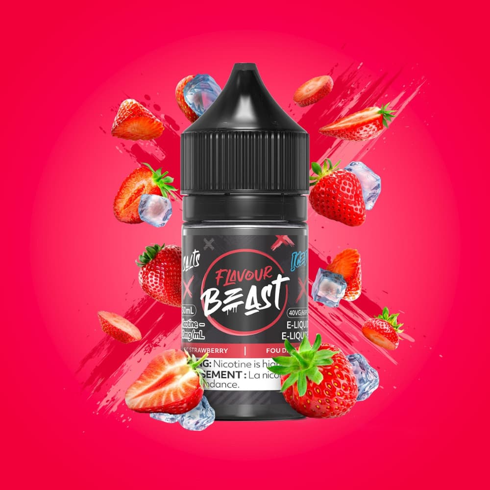 Flavour Beast Salts Sic Strawberry Iced 30mL 10mg