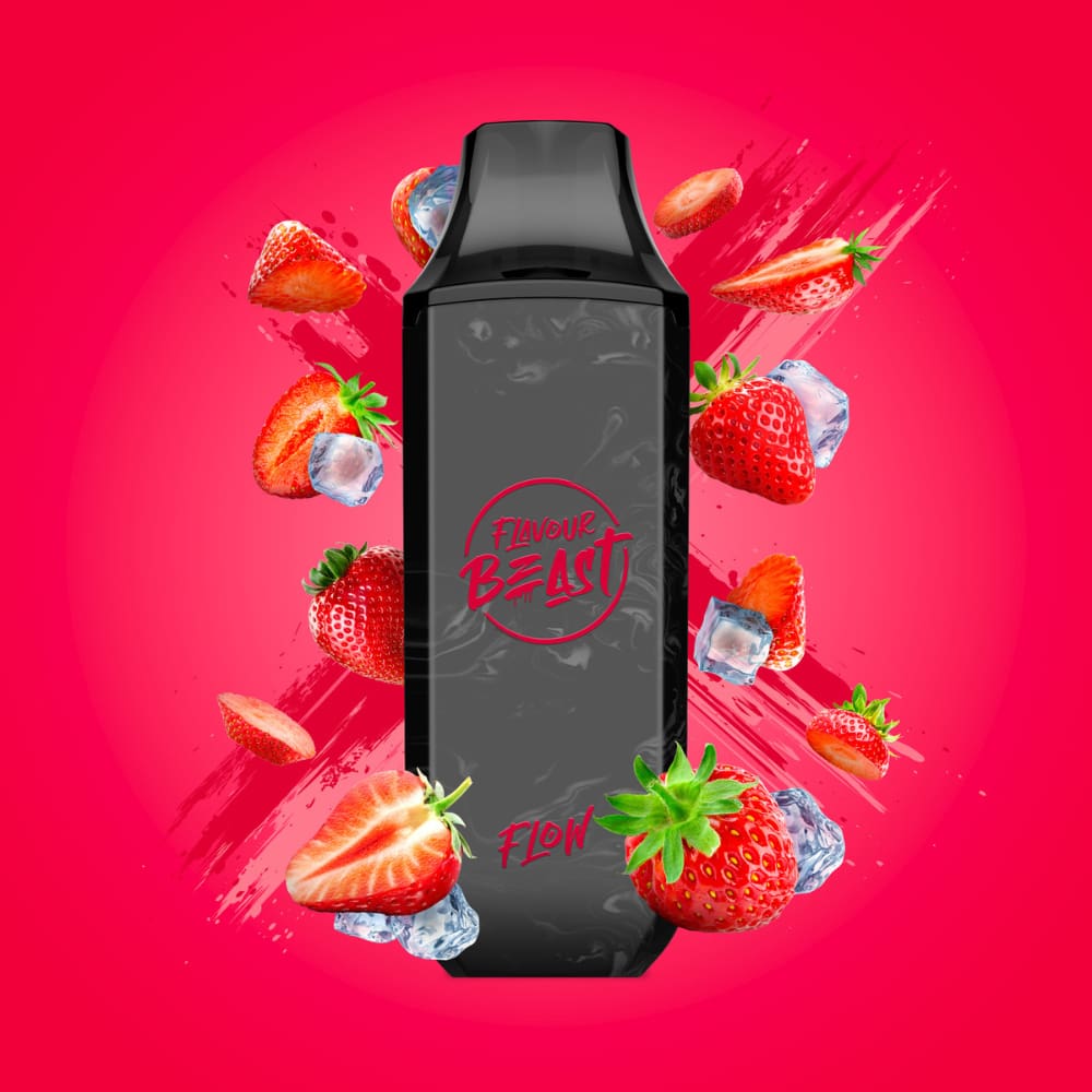 Flavour Beast Sic Strawberry Flow Iced 10mL 5000 Puffs 20mg