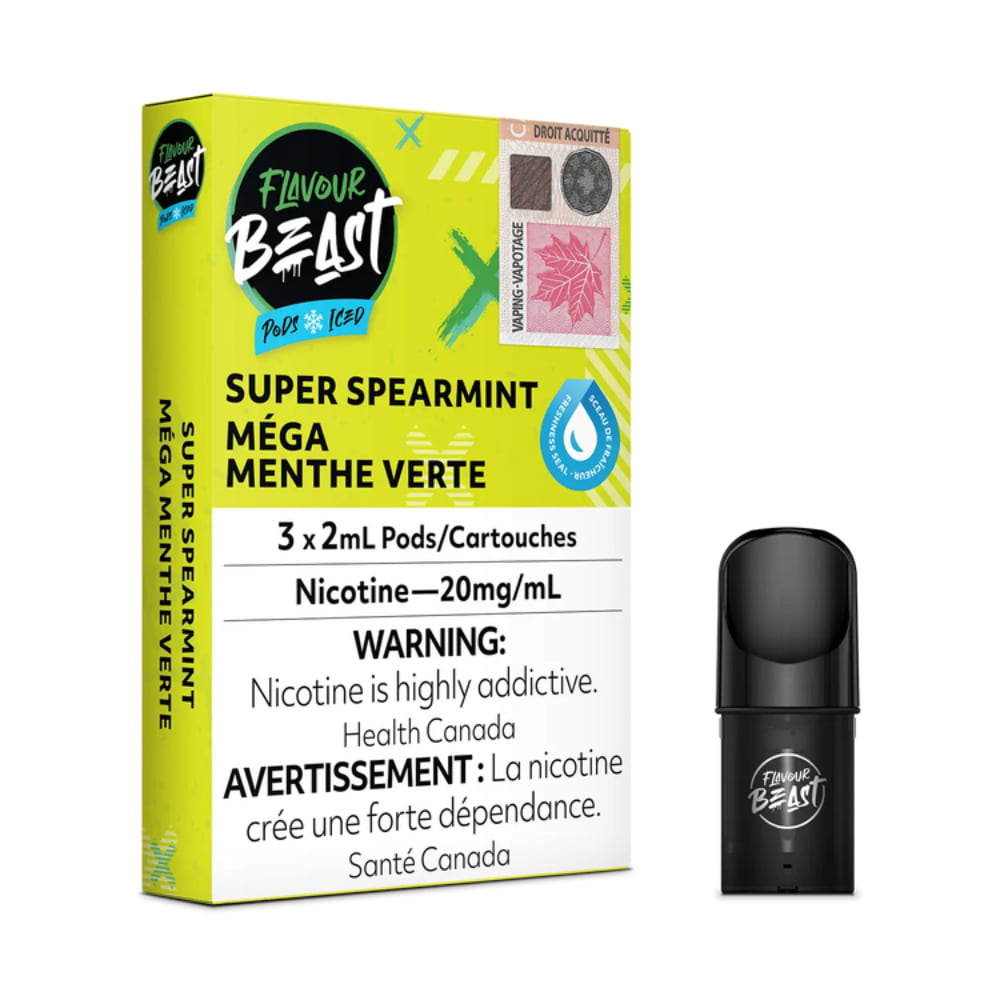 Flavour Beast Super Spearmint Pods Iced 3 x 2mL 20mg