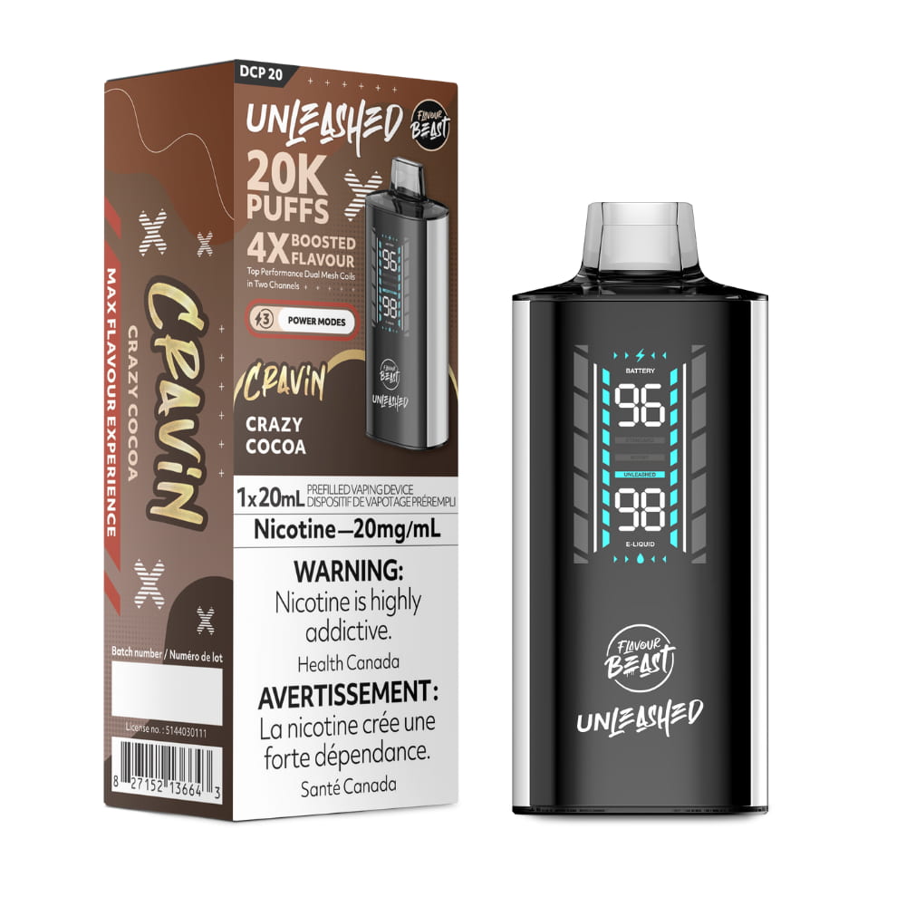 Flavour Beast Unleashed DCP 20K Disposable - Crazy Cocoa