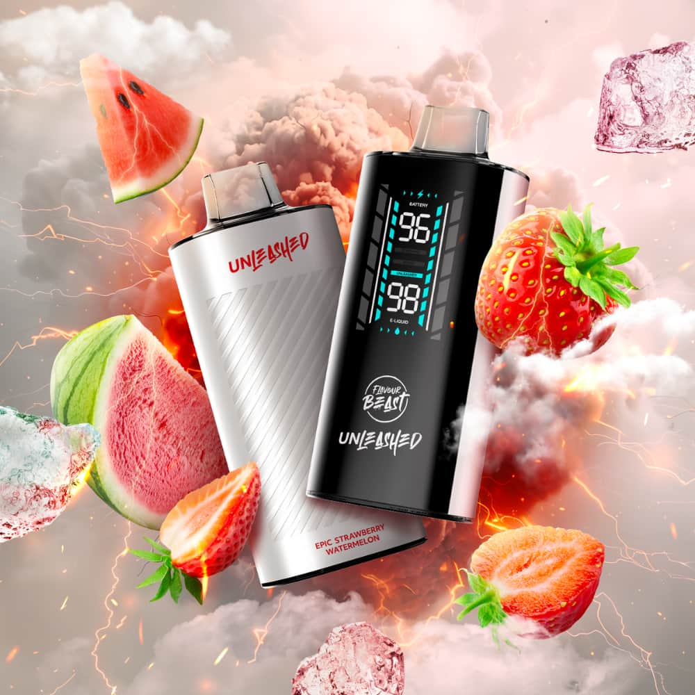 Flavour Beast Unleashed DCP Epic Strawberry Watermelon Iced 20000 Puffs 20mL 20mg