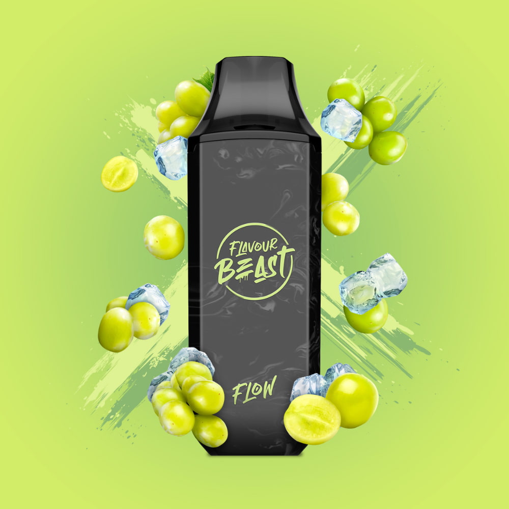 Flavour Beast Wild White Grape Flow Iced 10mL 5000 Puffs 20mg