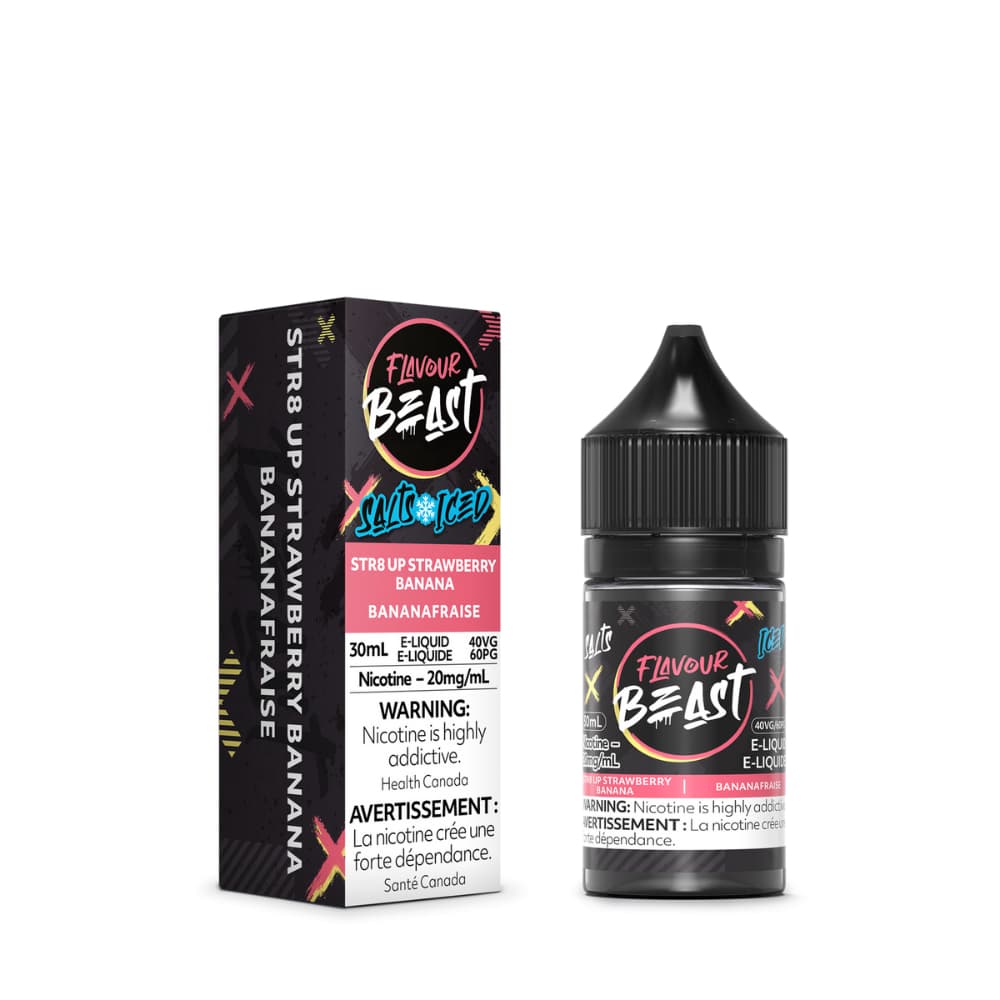 Flavour Beast Salts Str8 Up Strawberry Banana 30 mL 20 mg