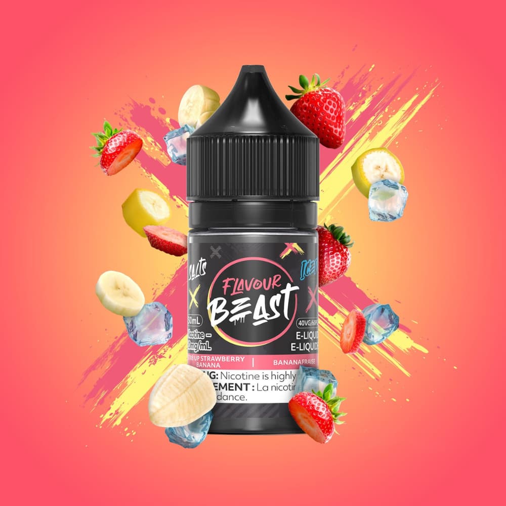 Flavour Beast Salts Str8 Up Strawberry Banana 30mL 10mg