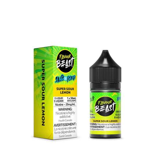 Flavour Beast Salts Super Sour Lemon Iced 30 mL 20 mg