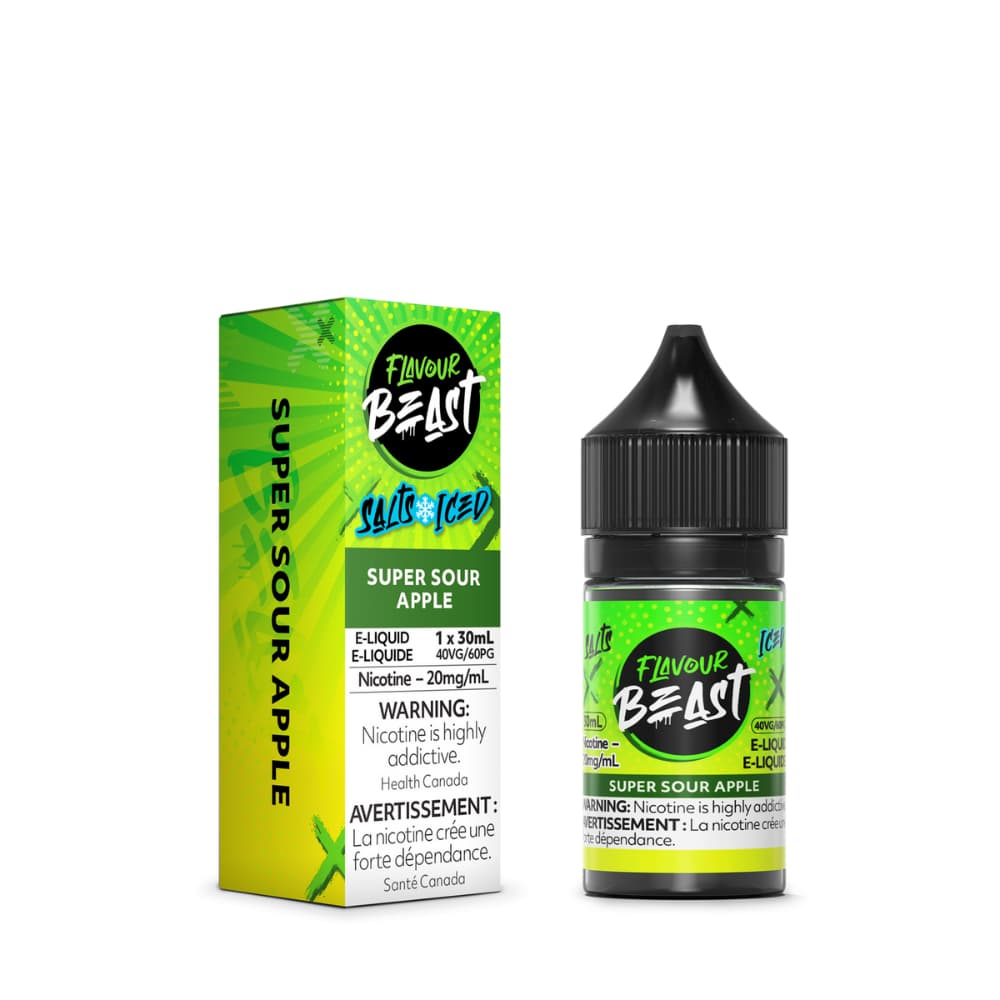 Flavour Beast Salts Super Sour Apple Iced 30 mL 20 mg