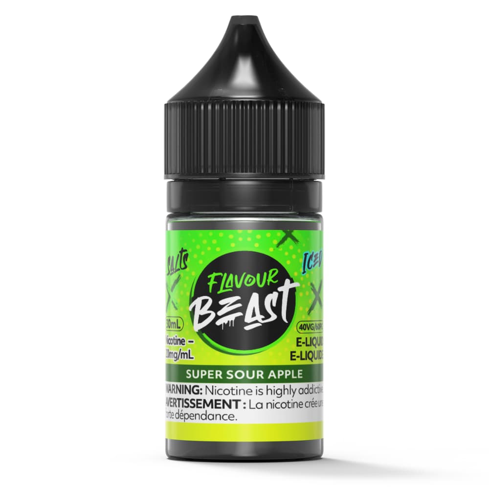 Flavour Beast Salts Super Sour Apple Iced 30 mL 20 mg