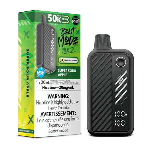 Flavour Beast Mode Max 2-50k- Super Sour Apple