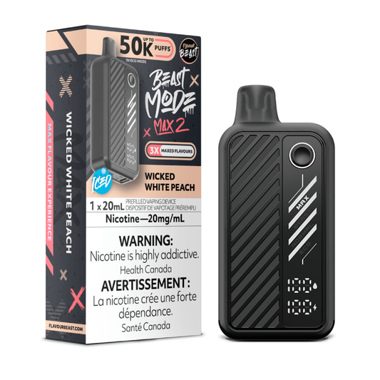 Flavour Beast Mode Max 2-50k- Wicked White Peach