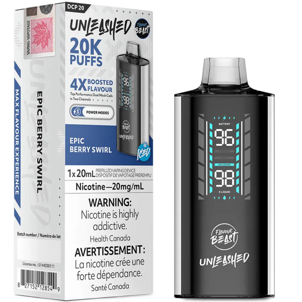 Flavour Beast - Unleashed Disposable Vape - 20k Puffs - 20mg - 20ml