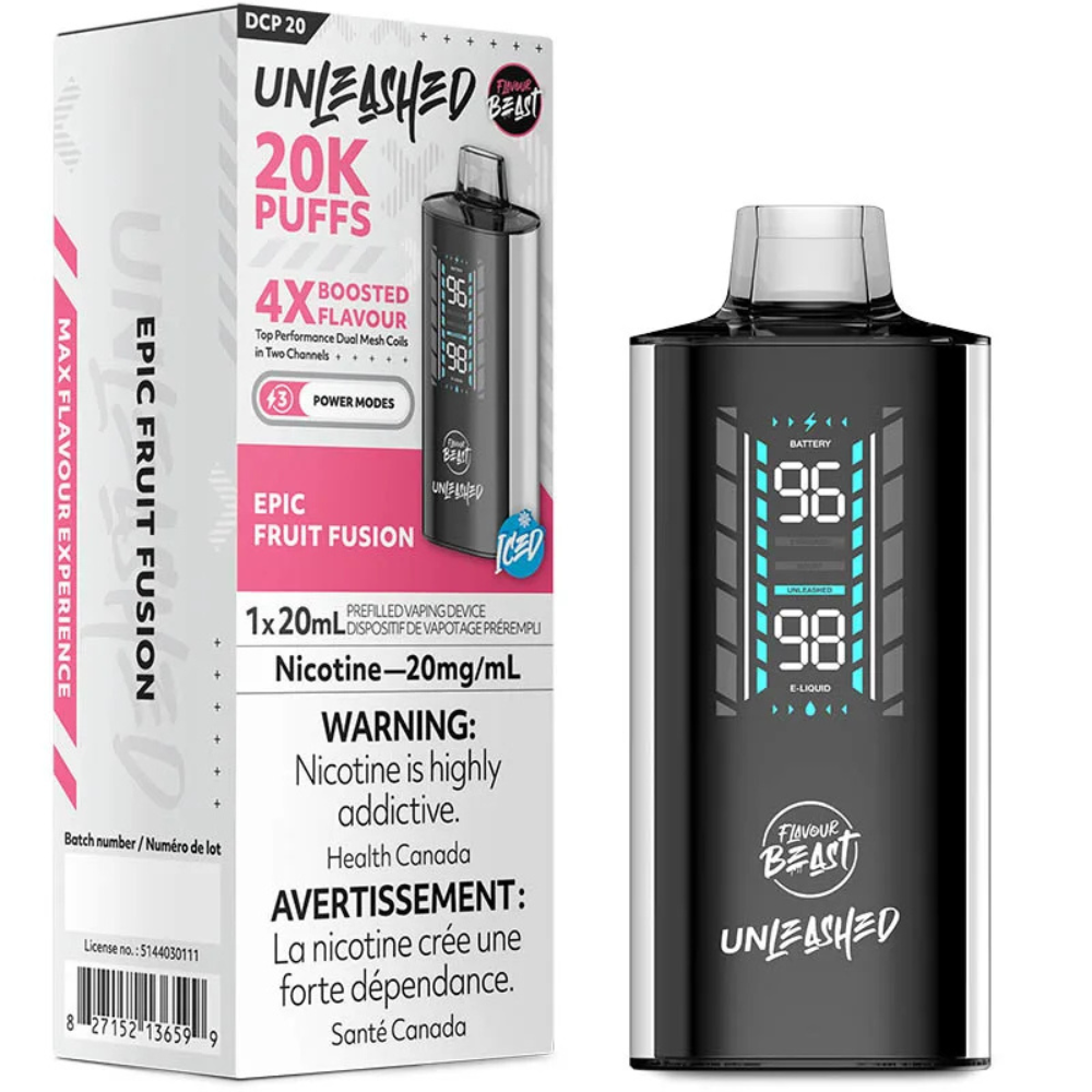 Flavour Beast - Unleashed Disposable Vape - 20k Puffs - 20mg - 20ml