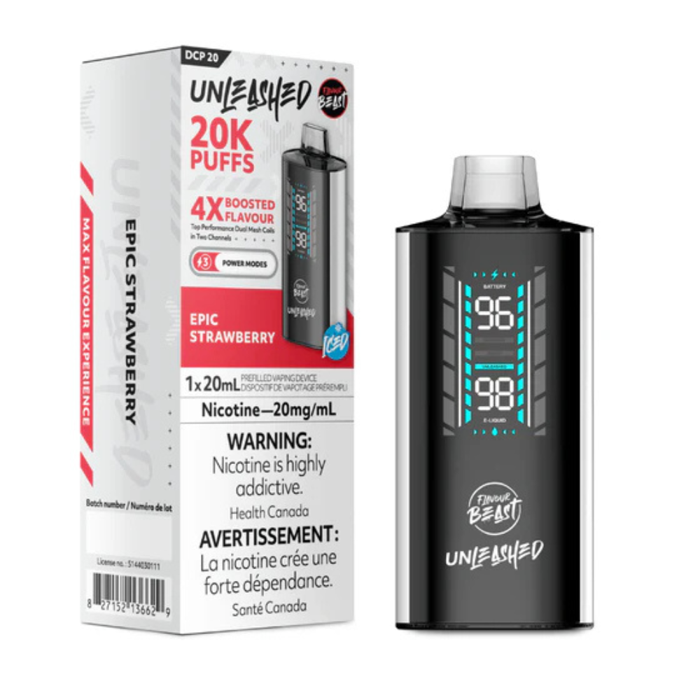 Flavour Beast - Unleashed Disposable Vape - 20k Puffs - 20mg - 20ml