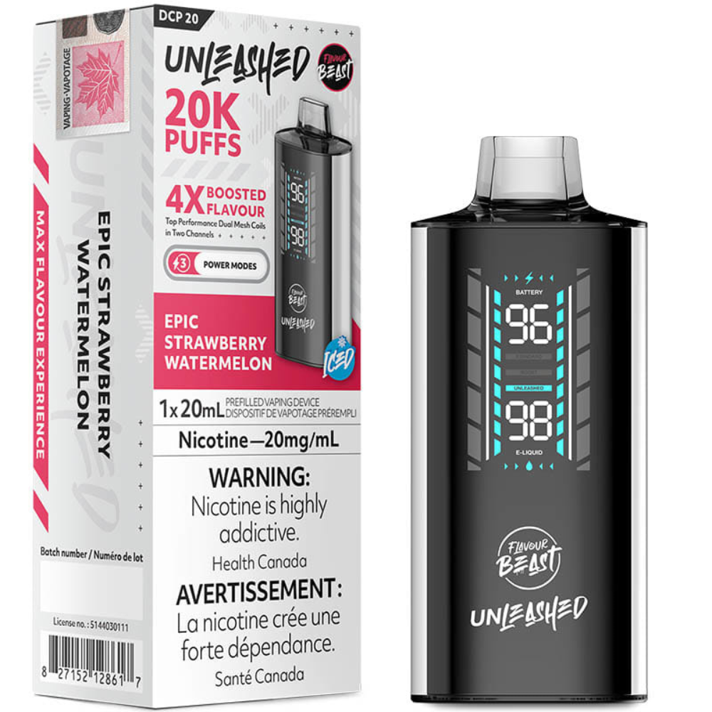 Flavour Beast - Unleashed Disposable Vape - 20k Puffs - 20mg - 20ml