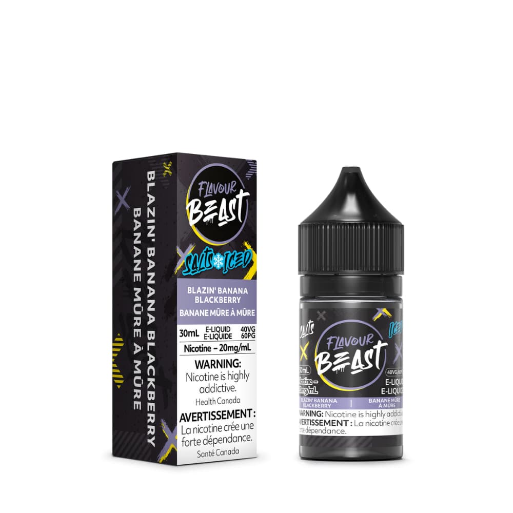 Flavour Beast Salts Blazin' Banana Blackberry Iced 30 mL 20 mg