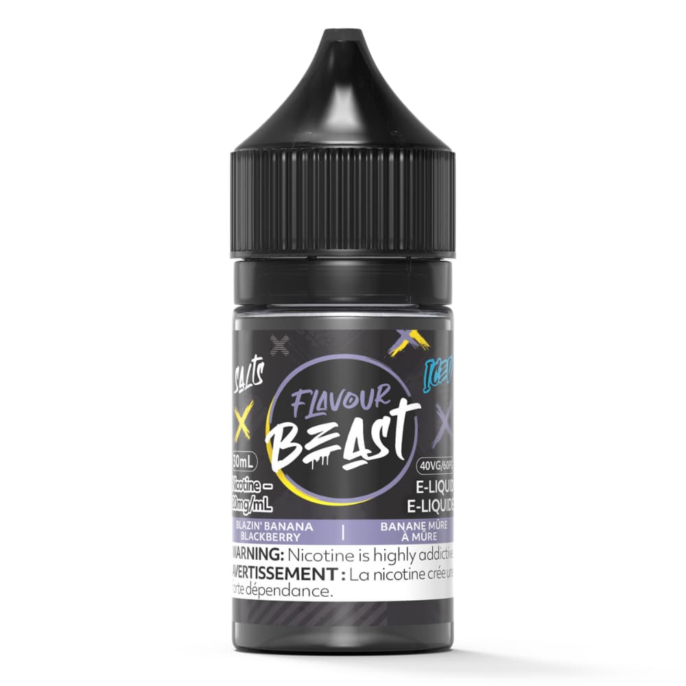 Flavour Beast Salts Blazin' Banana Blackberry Iced 30 mL 20 mg