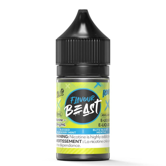 Flavour Beast Salts Blessed Blueberry Mint Iced 30 mL 20 mg